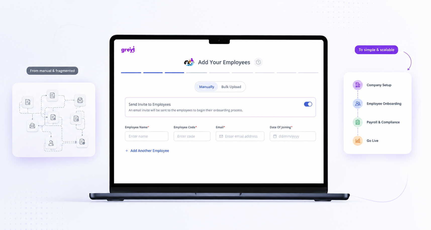 Enterprise onboarding workflow preview